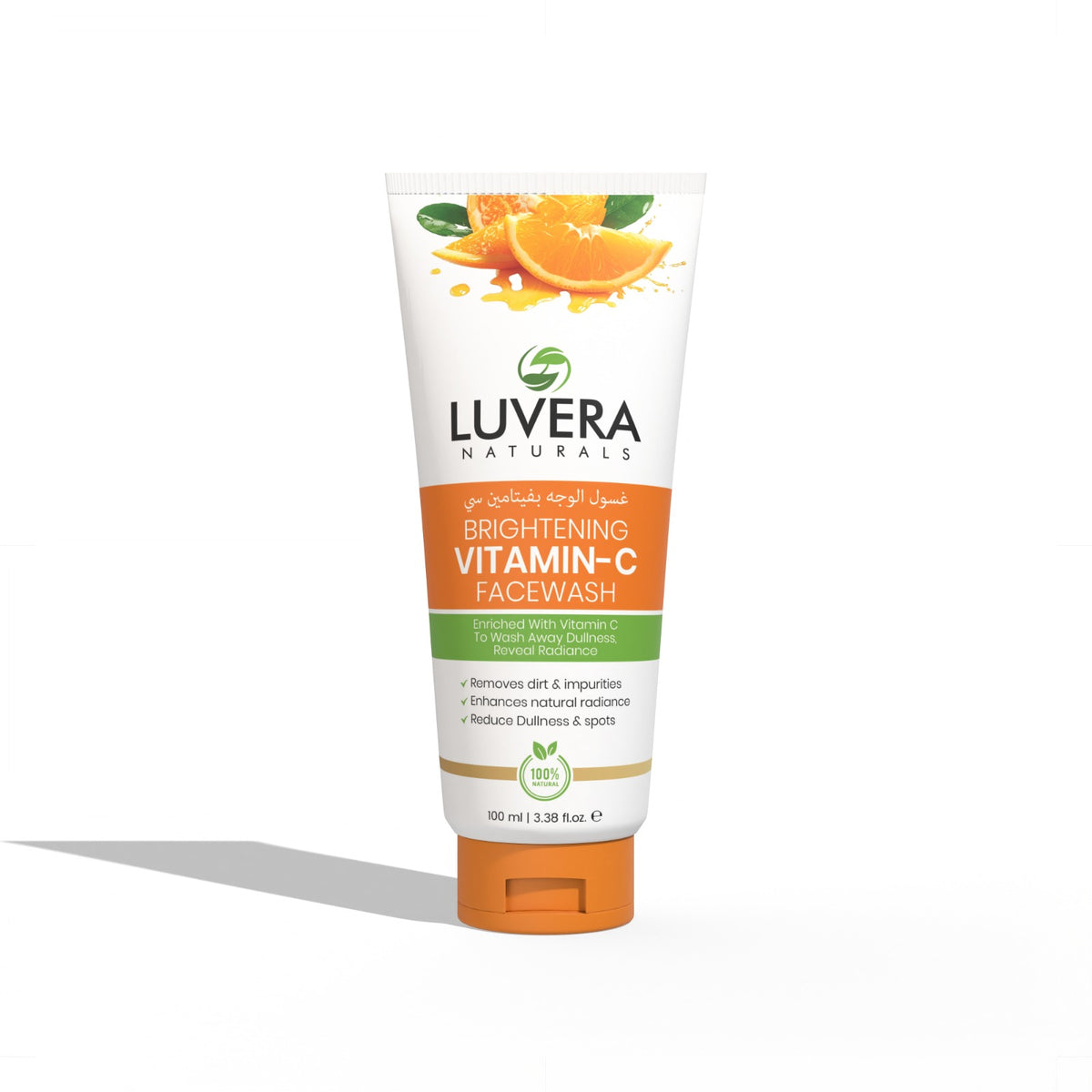 Vitamin C Face Wash for Bright & Glowing Skin | Deep Cleansing & Dark Spot Removal (100ml)